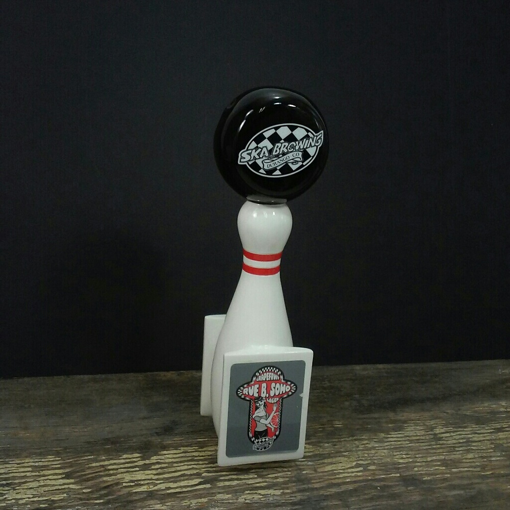 SKA Brewing Beer Tap Handle, Bowling Pin Tap